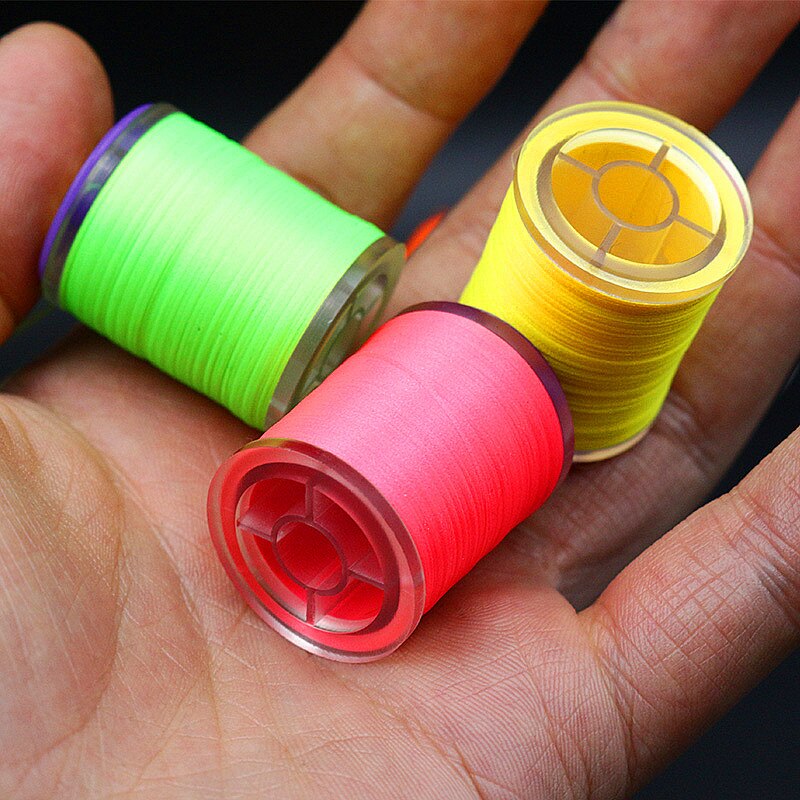 New 6 Optional UV Fluo Colors Standard 6/0 Fly Tying Thread 150D Polyester Filaments Thread Trout Bass Pike Flies Exclusive-Use