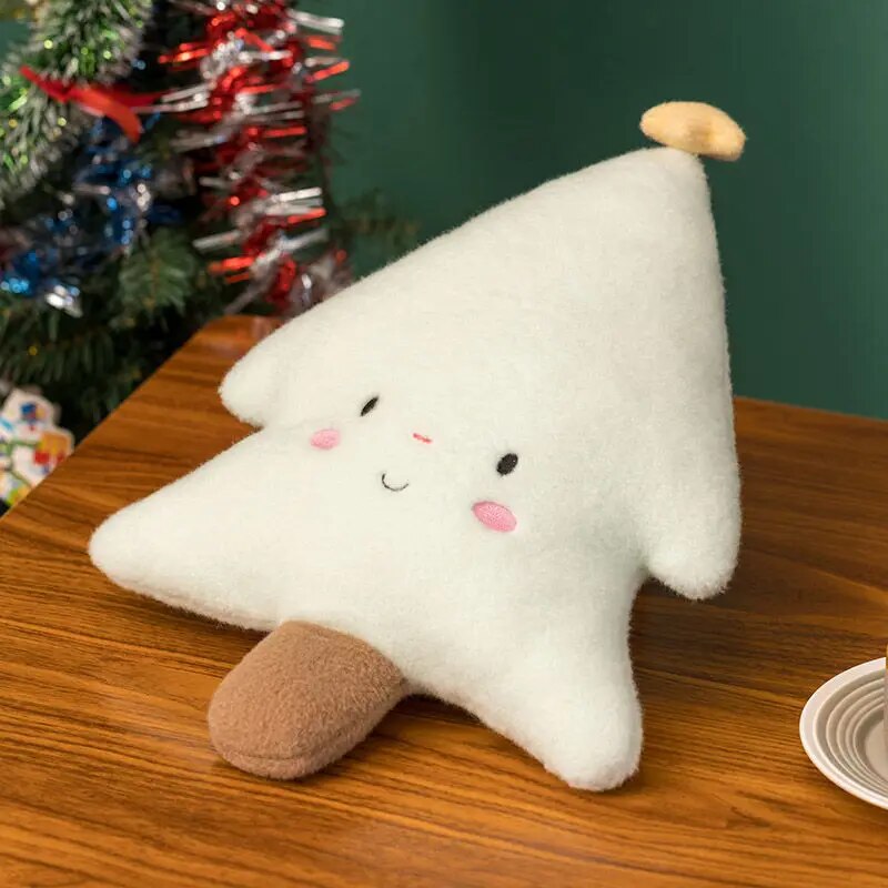 Merry Christmas Decorative Throw Pillows Xmas Tree Reindeer Gnome Soft 3D Shaped Cushion Cute Stuffed Cartoon Doll Plush Toy