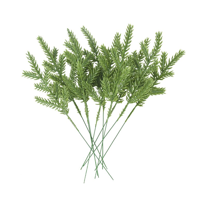 18cm Artificial Pine Branch Ornament Christmas Decoration Christmas Decorative Flower Xmas Decor Christmas Tree Accessories