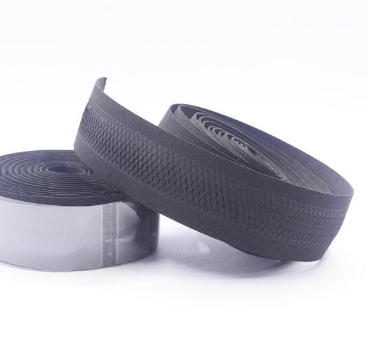 PROMEND Road Bikes Bicycle Handlebar Tape Balck Mesh Design Non-Slip Waterproof Bartape Soft EVA Sponge Tape Black