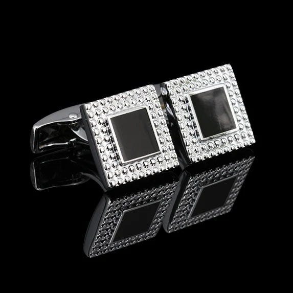 French Shirt Cufflink for Mens Brand Designer Cuffs Button Male Silver High Quality Luxury Wedding Jewelry Father's Day