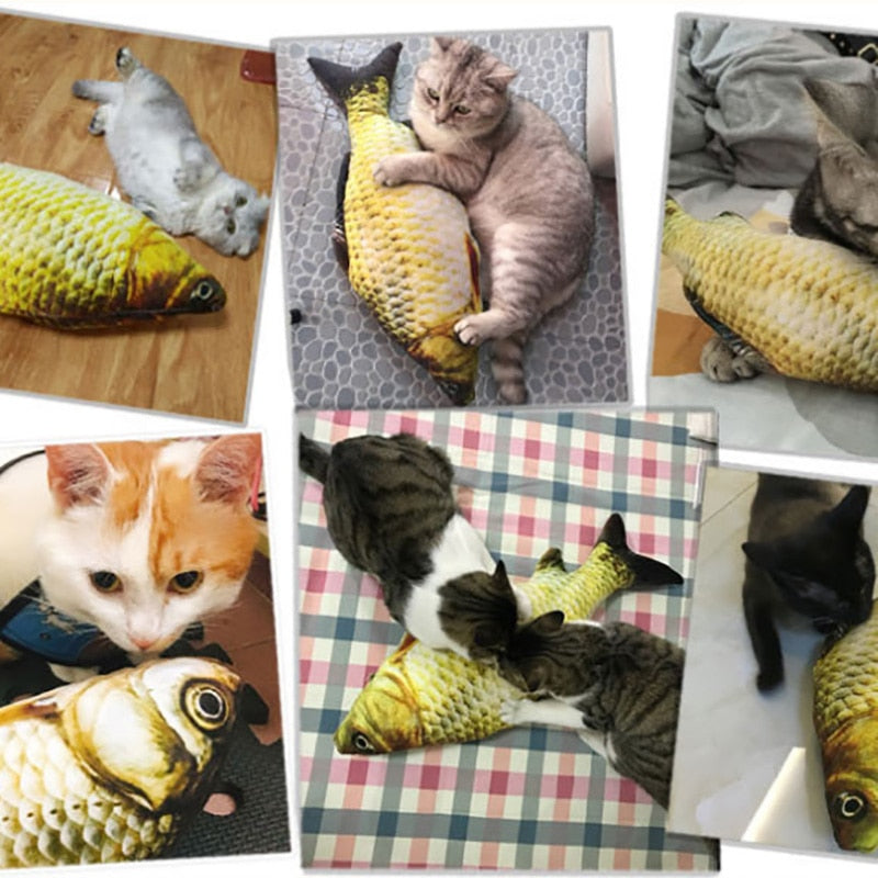 20/30/40 Cm Simulation Fish Plush Animals Toys Pillow Plush Toys Funny Pet Animal Toys