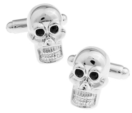 Skull Cufflinks 28 Vintage Skeleton Designs Men's Designer Cuff Links