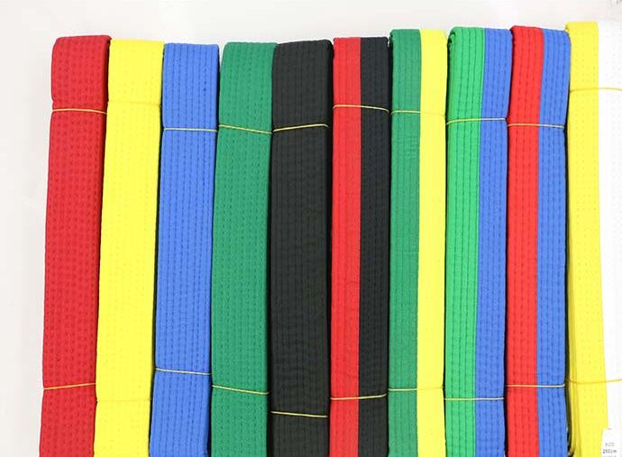 Standard Taekwondo Road With Divisa Level Belt Taekwondo Belt Tkd Belt Martial Arts Karate Belts Judo 2.6M