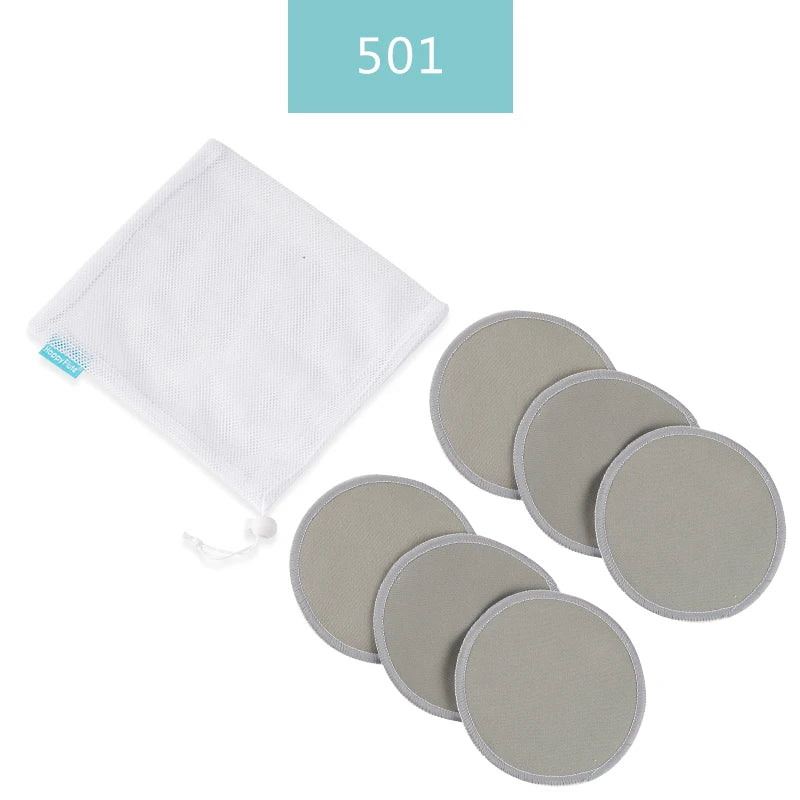 HappyFlute Super Absorbency Bamboo Nursing Pads Mum Use With Laundry Bag Waterproof Washable Feeding Pad Reusable Breast Pads