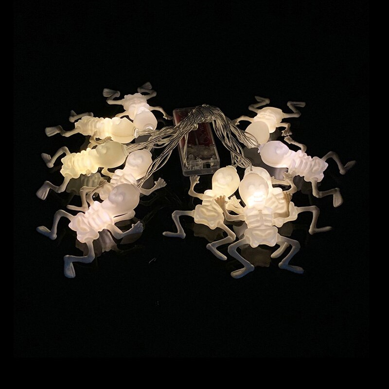 1.5M 10LED Halloween Horror Pumpkin Skull Led String Light Bat Ghost Outdoor Lamp Garland for Halloween Party Home Hanging Decor