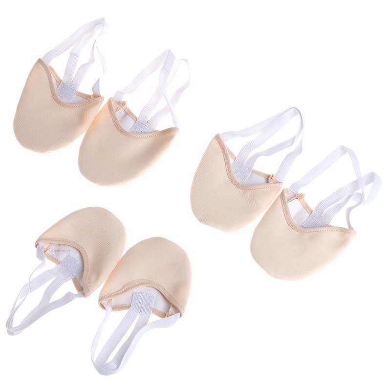 Half Length Rhythmic Gymnastic Shoes Roupa Ginastica Child Adult Gymnastics Pig Skin Sole Shoes Beige Dancing Dance