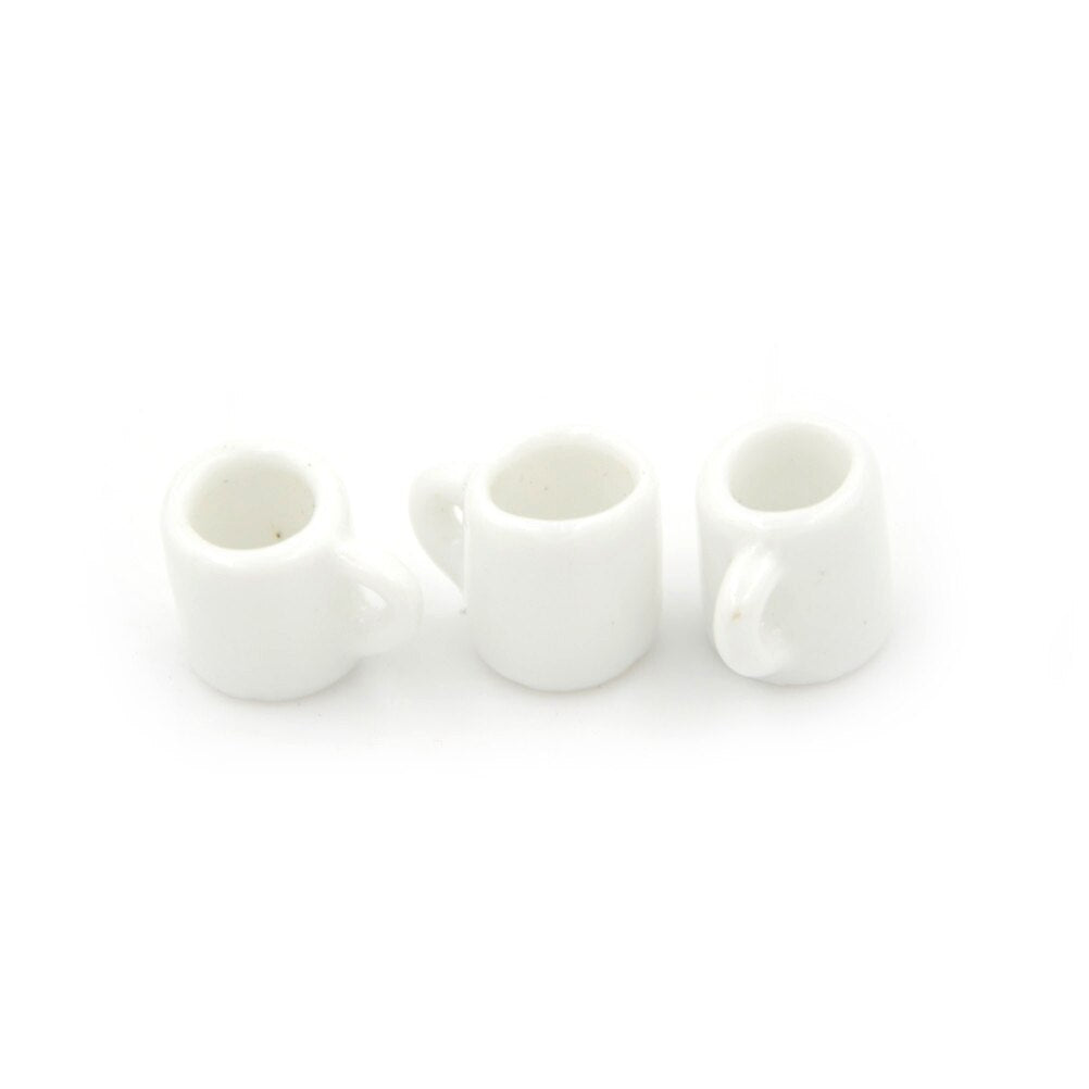 1:12 Tableware Teapot Coffee Cup Saucer Tray Plate Tea Set Pot Kitchen Decor Dollhouse Miniature Christmas Doll Accessories
