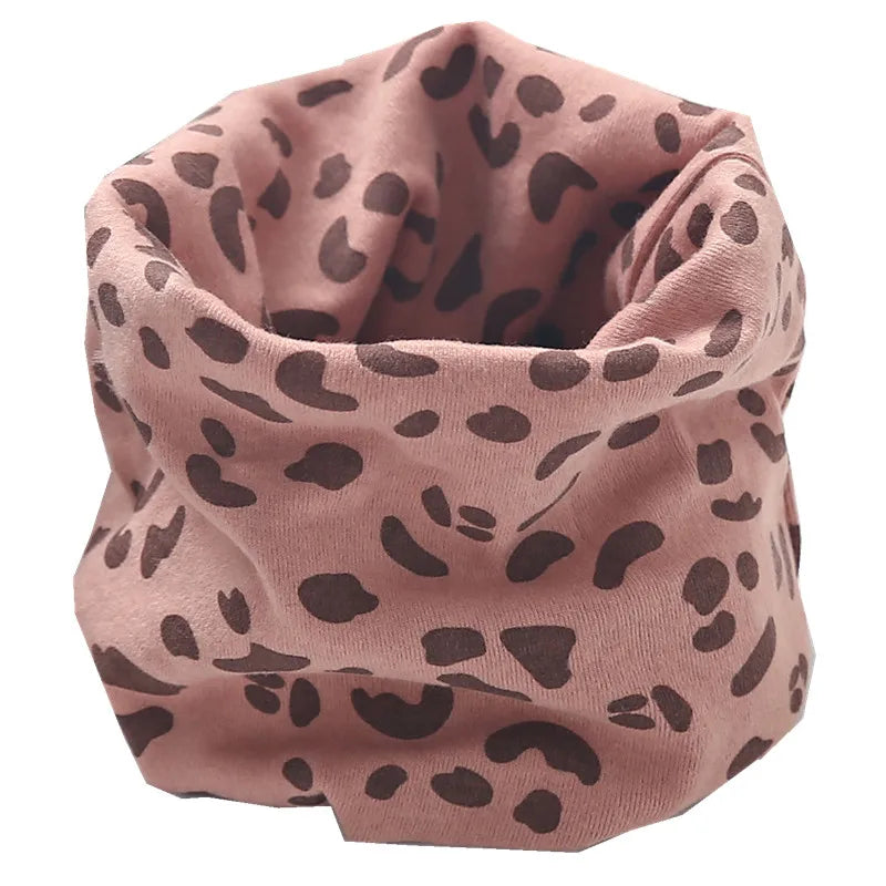 New Autumn Winter Girls Cotton Scarf Kids Scarf Bibs LIC Boys Girls Scarves Lovely Kids Collar Children Bufandas O Ring Scarf