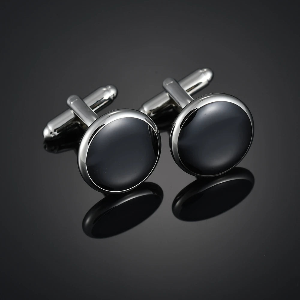 French Shirt Cufflink for Mens Brand Designer Cuffs Button Male Silver High Quality Luxury Wedding Jewelry Father's Day