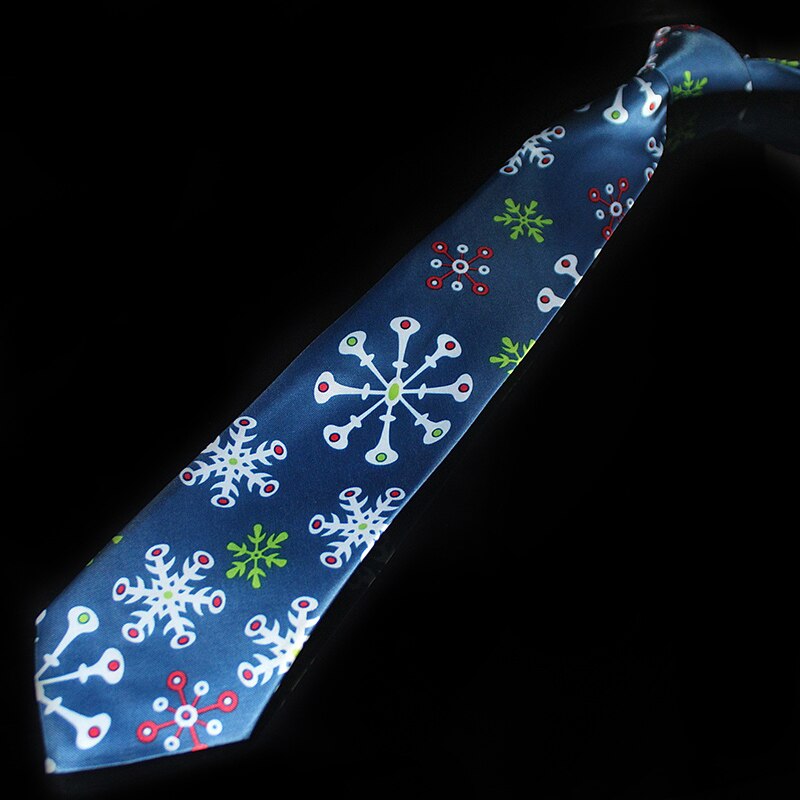 Novelty Design Christmas Ties Red Good Quality Printed Necktie Halloween Christmas Tree Snowman Elk Tie for Men Christmas