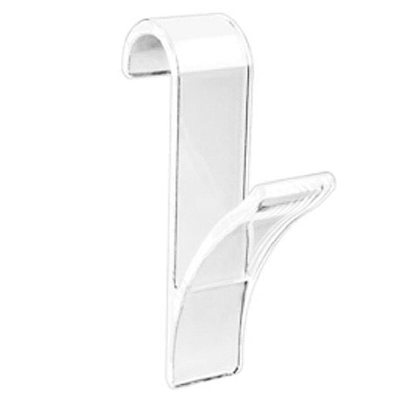 Kitchen Bathroom Hanger Clips Storage Racks White Clear Hanger Heated Towel Radi