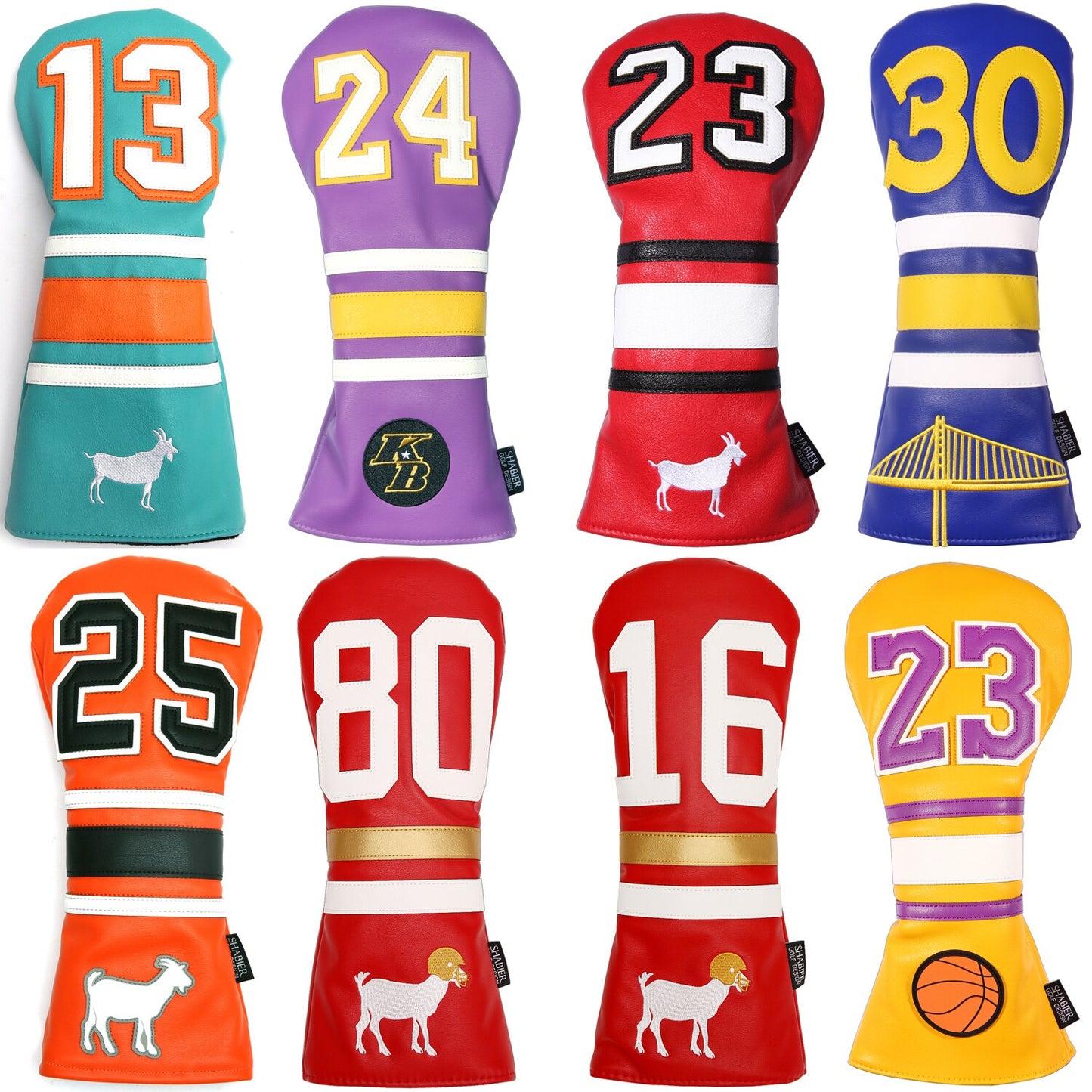 Golf Driver Headcover With Tail for Man Women PU Leather Cartoon Style Lovely Golf Driver Cover