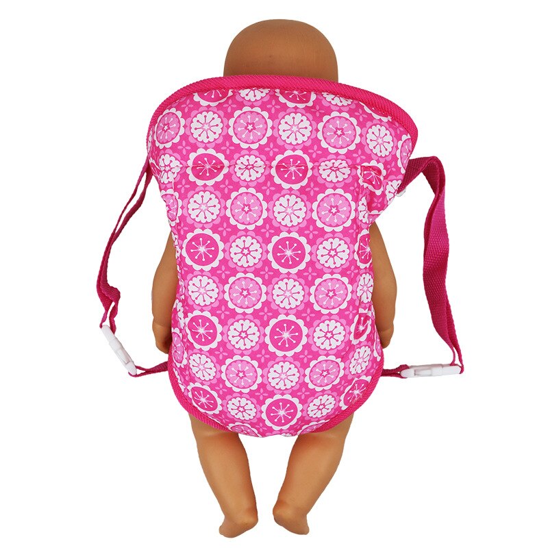 Dolls Out Going Carry Bag Doll Accessory for 43cm Baby New Born Doll Girl for 18 Inch Doll Bag Doll Clothes