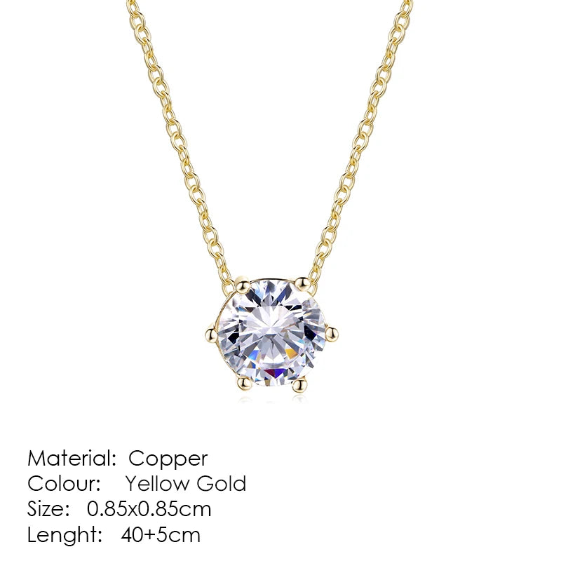 ZHOUYANG Pendant Necklaces Jewelry for Women Rose Gold Color Chain Jewellery Heart Necklace Cubic Zirconia N388
