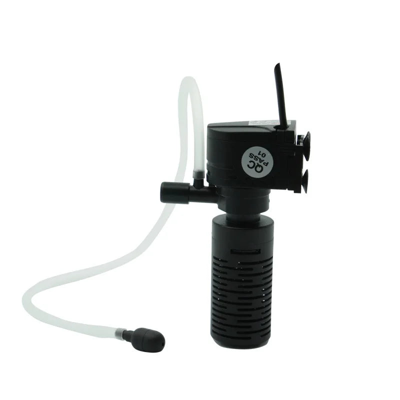 3 in 1 Filter for Aquarium Fish Tank Filter Mini Fish Tank Filter Aquarium Oxygen Submersible Water Purifier
