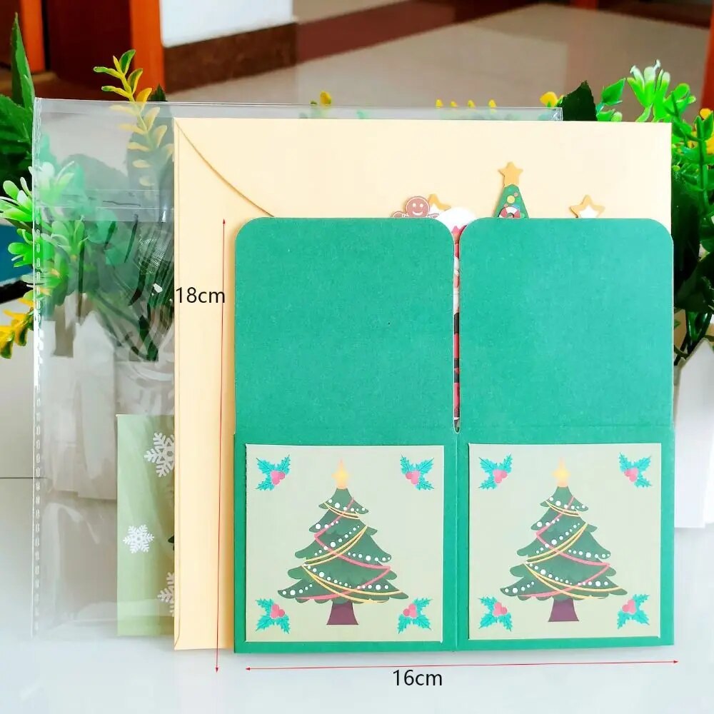 Santa Claus 3D Pops-Up Bouquet Girlfriend Swan Mermaid Merry Christmas Cards Xma