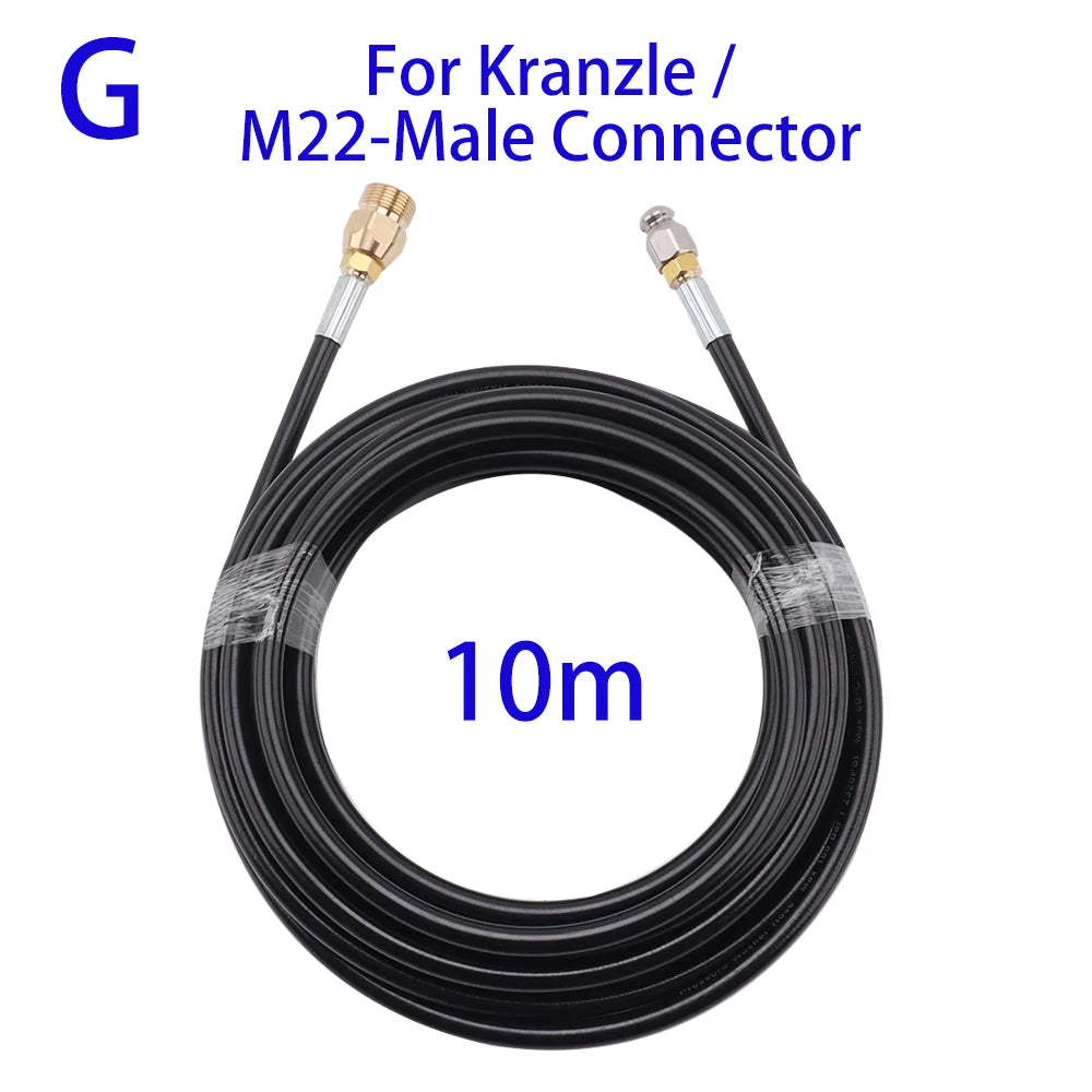 Sewer Drain Water Cleaning Hose Pipe Cleaner for Karcher Interskol Huter Hammer Nilfisk STIHL Bosch Lavor High Pressure Washer
