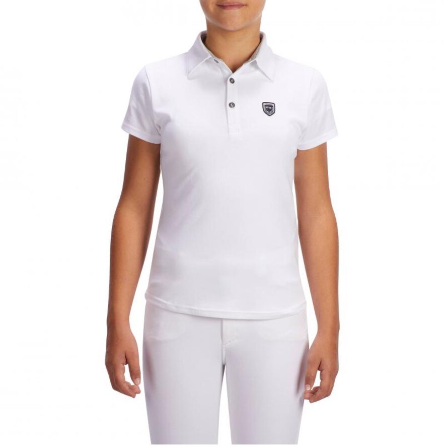 Children's Sports POLO Junior Race Equestrian Short-Sleeved T-Shirt Cotton Children's Equestrian Clothing Top