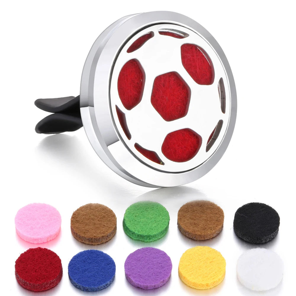 Aromatherapy Jewelry Car Perfume Diffuser Clip 30mm Flower Tree of Life Perfume Essential Oil Diffuser Locket Pendant Necklace