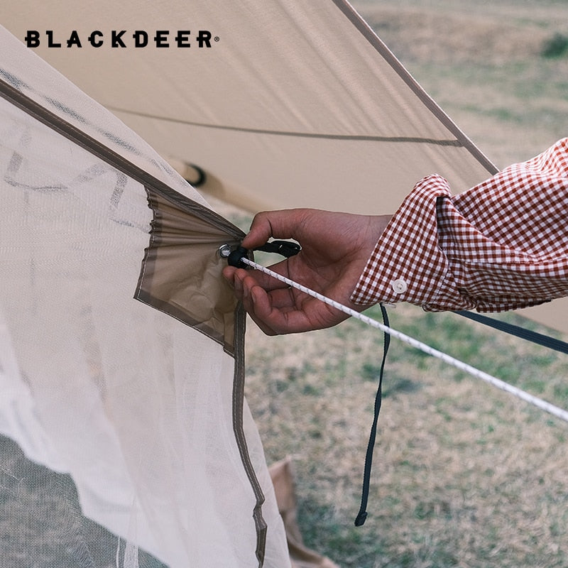 BLACKDEER Summer Canopy Anti-Mosquito Mesh Tent 5-8 People Field Camping Picnic Ventilation Tent