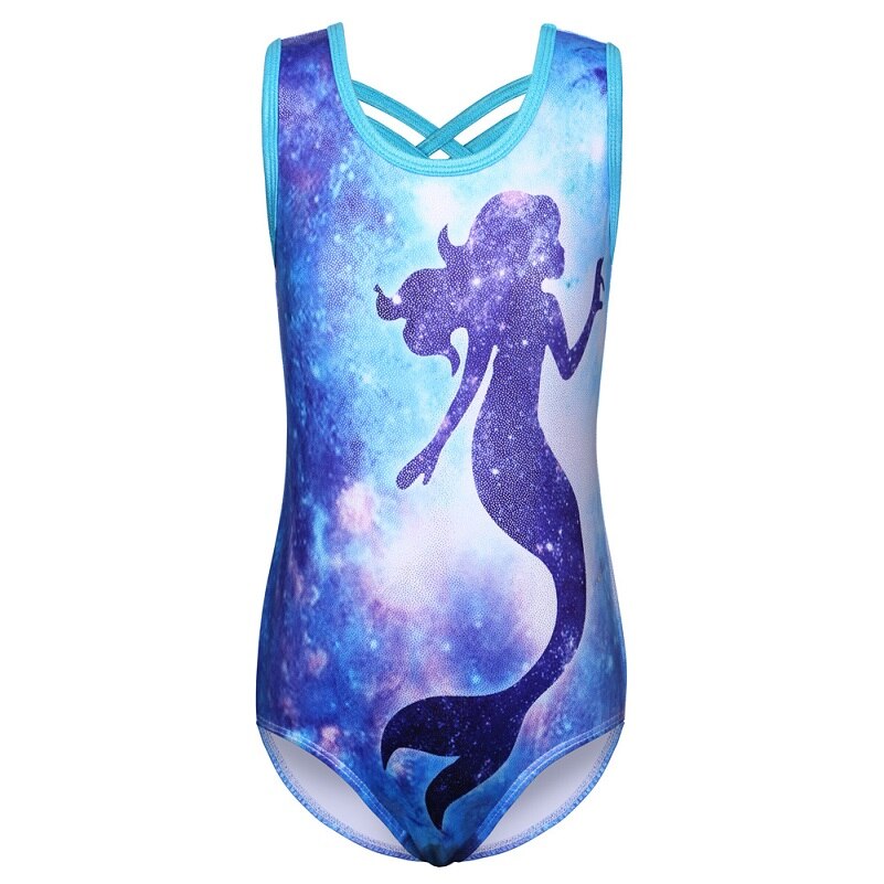 BAOHULU 3-12y Kids Girls Leotards for Gymnastics Sleeveless Novelty Ballet