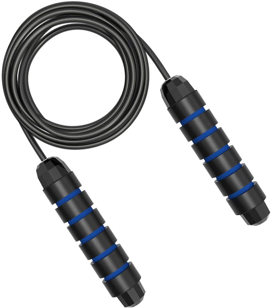 Professional Gym Adjustable Jump Rope - Blue
