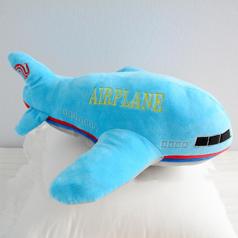 Simulation Plush Cat Rocket Airplane Toy Stuffed Lifelike Transportation Pillow Creative Boy Home Decor Toys for Children
