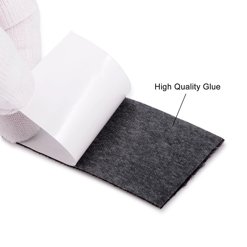 EHDIS Carbon Vinyl Film Car Wrap Felt Fabric for 4" 10cm Squeegee Auto Window Tint Wrapping Scrapers No Scratch Felt Edge Cloth