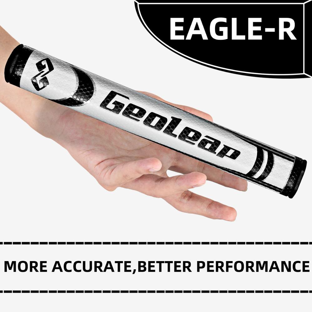Geoleap Round Putter Golf Grips PU Material Soft Feeling 3.0, 5.0 Two Sizes and Four Colors to Choose