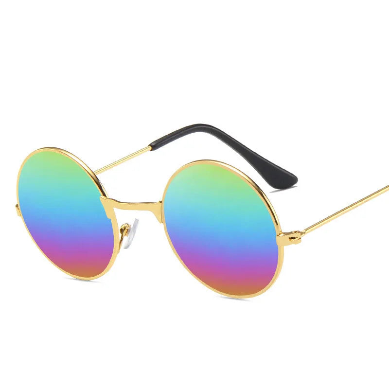 LeonLion 2023 Round Sunglasses Children Luxury Brand Sunglasses Children Cute Glasses for Boy/Girl Mirror Oculos De Sol Feminino