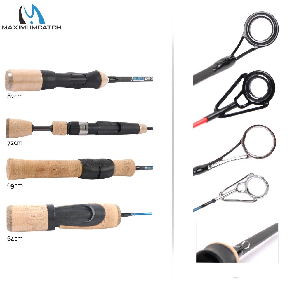 Maximumcatch Lightweight Ice Fishing Rod IM7 Carbon Fiber Winter Fishing Pole Fishing Rod Spinning Fishing Tackle