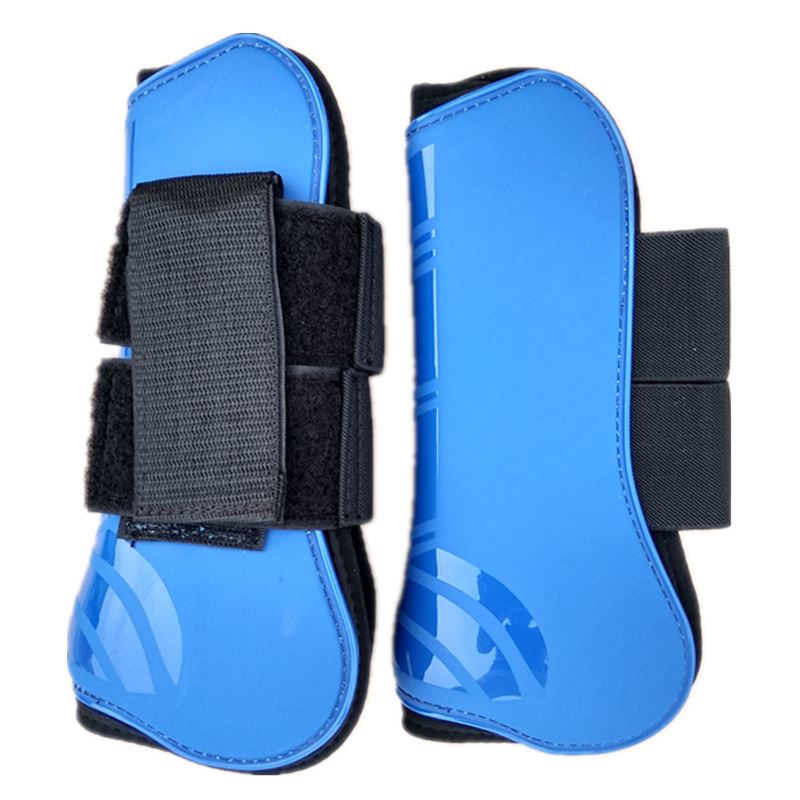 Horse Tendon Boots Polyurethane Blue Whit Red Black Shell Neoprene Lining Jumping Protective Boot