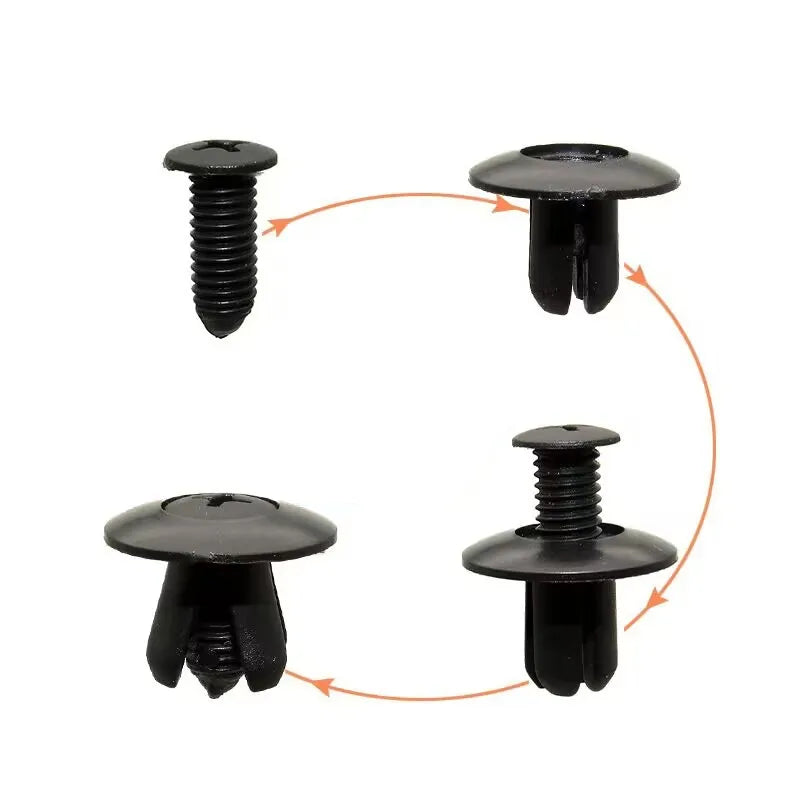 20Pcs 6mm 7mm 8mm 9mm 10mm 5mm Screw Plastic Fastener Bumper Fender Clip Buckle for Audi Toyota VW Buick Honda Renault Nissan
