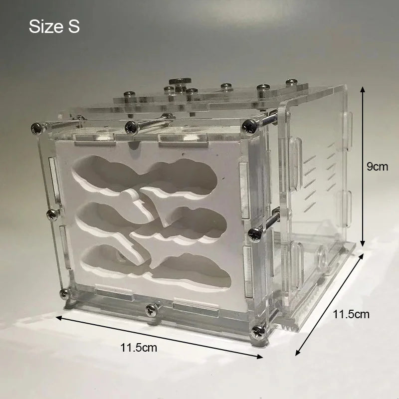New DIY Gypsum Ant Farm Plaster Ant Nest With Feeding Area Moisturize Ecological Ant House Workshop for Pet Anthill