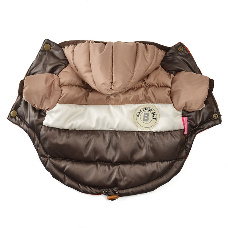 Autumn Winter Pet Clothes for Dogs Waterproof Hooded Dog Coat Jacket Warm Puppy Pet Clothing Chihuahua French Bulldog Clothes