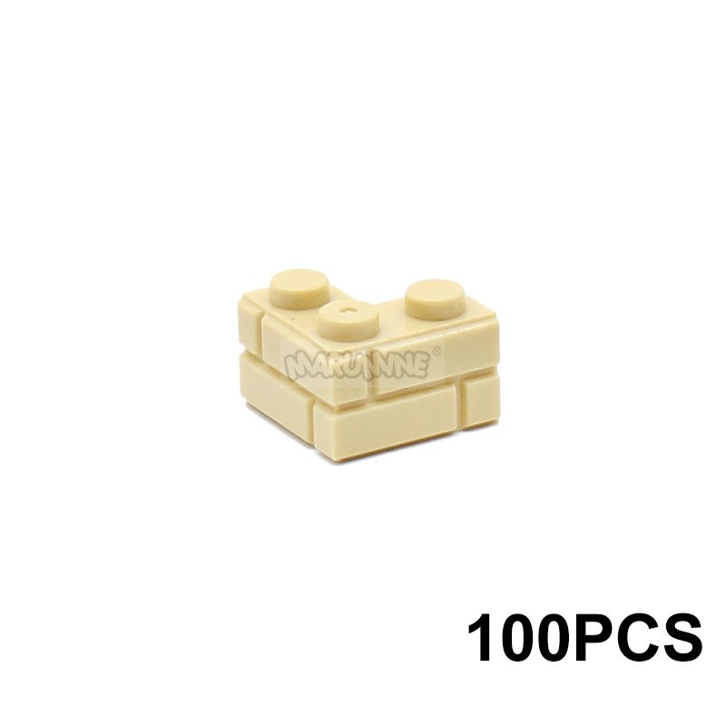 MARUMINE 150PCS 1x3 Wall Bricks Cube Idea Part House Build Block Parts 3622 Compatible Accessories DIY Assembly MOC Street View