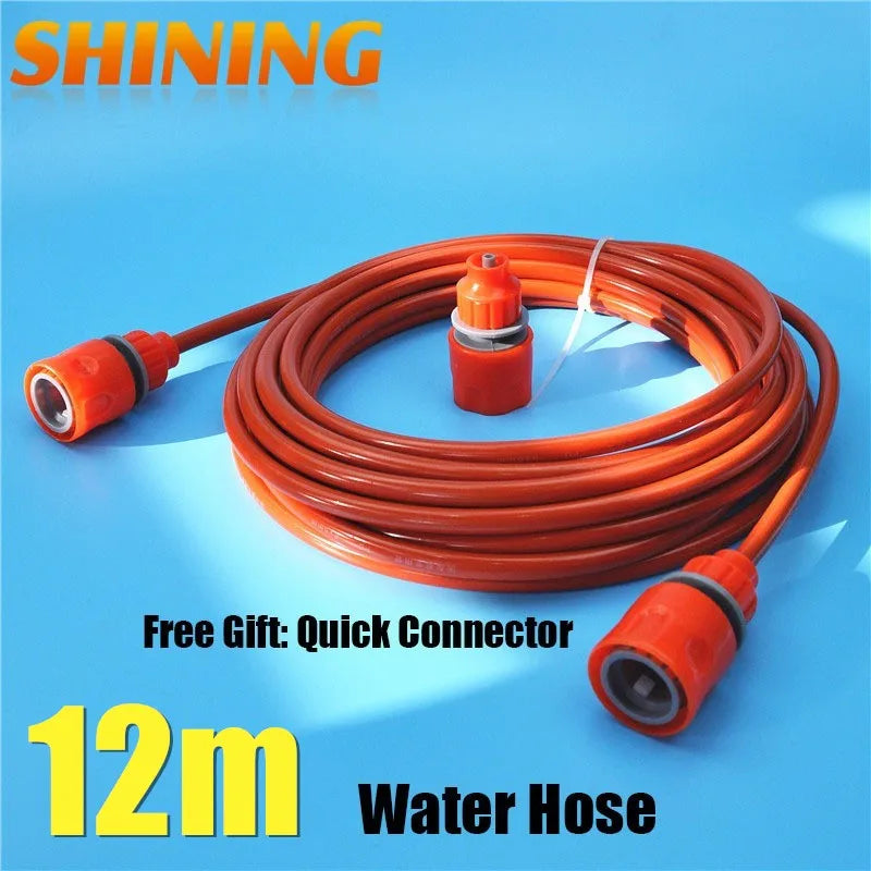 25 Feet 8m Orange PU Car Washing Garden Watering Hose Pipe With Quick Connector High Pressure Car Washer Pipeline Conduit 5*8mm