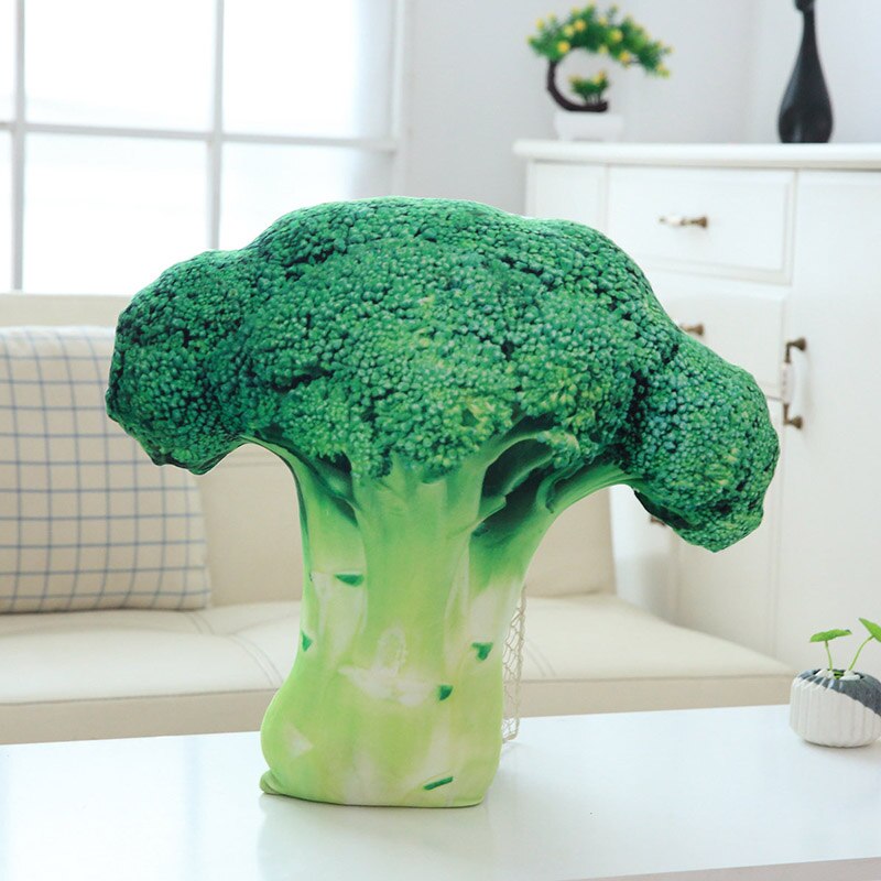40-60cm Simulation Vegetable Pillow Cushion Vegetable Plush Dolls Potato Broccoli Cabbage Pea Pepper Plush Toy Creative Home