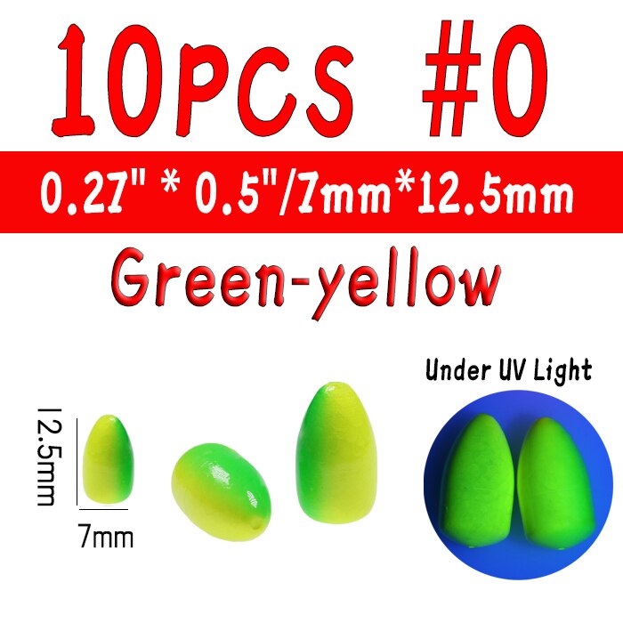 JIGEECARP 10pcs Catfish Fishing Rig Float Buoyancy Inline Bobber Float Saltwater Fishing Floats Accessories Snappers Rigs