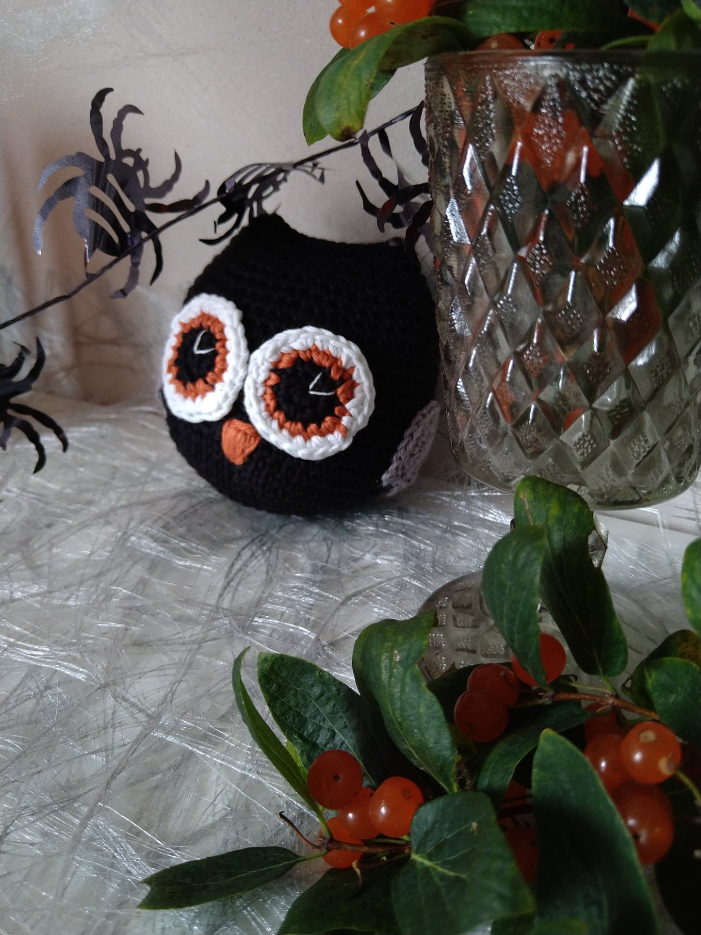 Halloween Owl Baby Rattle