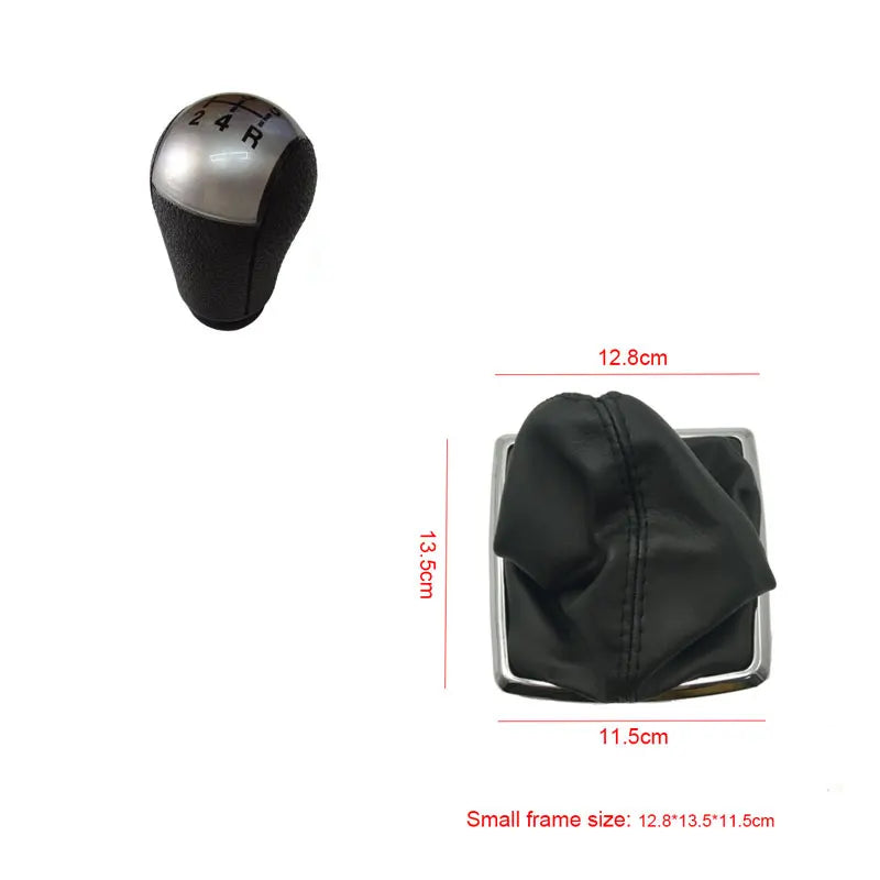 5/ 6 Speed Gear Shift Knob With Leather Boot for Ford Focus MK2 II FL 2005 2006 2007 2008 2009 2010 2011 2012 2013 2014