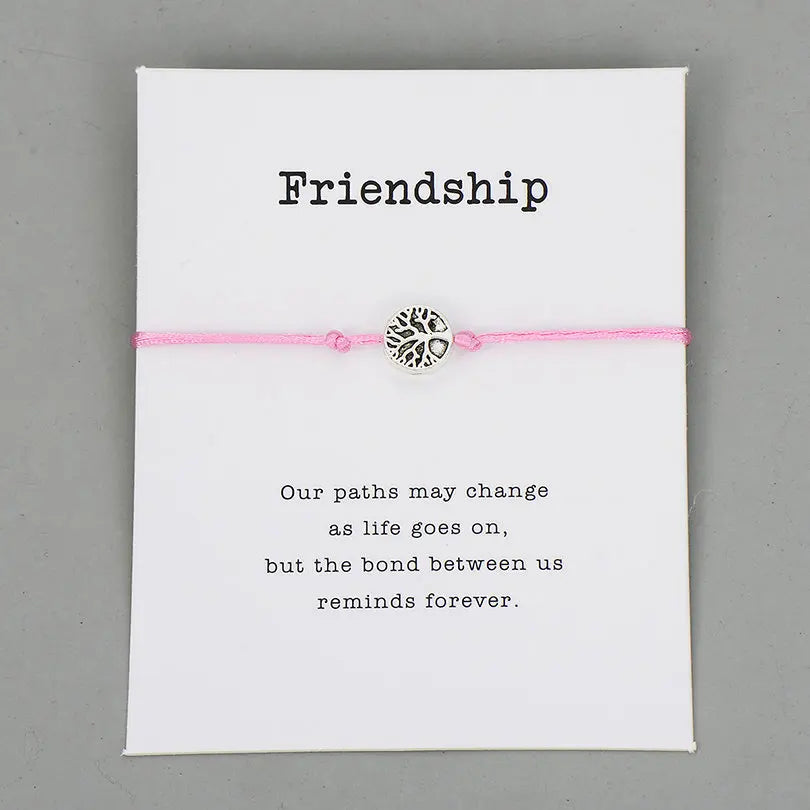 Pipitree Life Tree Charm Bracelets for Women Men Children Lucky Red String Friendship Wish Bracelets Jewelry Adjustable