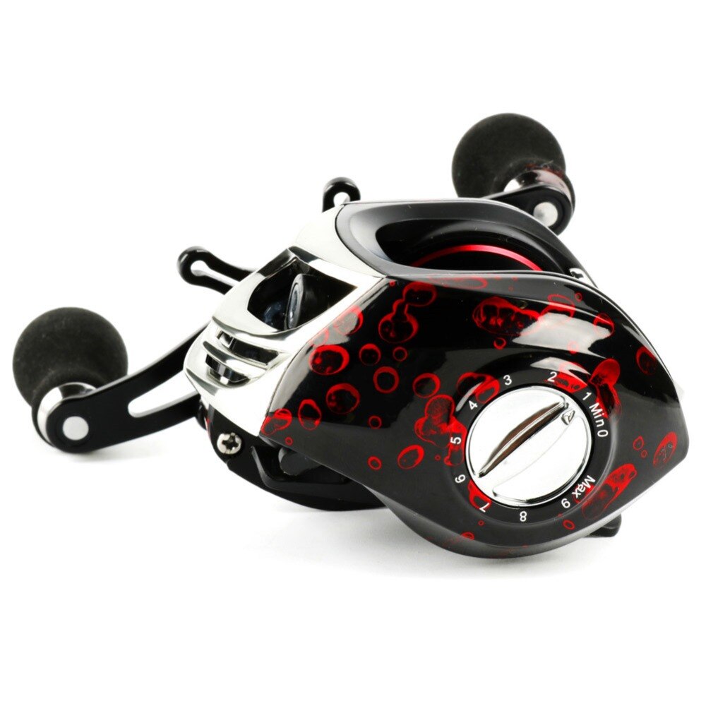 Sougayilang Baitcasting Reel Casting Reel 17+1BB Right /Left Handle Gear 7.2:1 Fishing Reel Wheel Fishing Tackle 12KG Max Drag