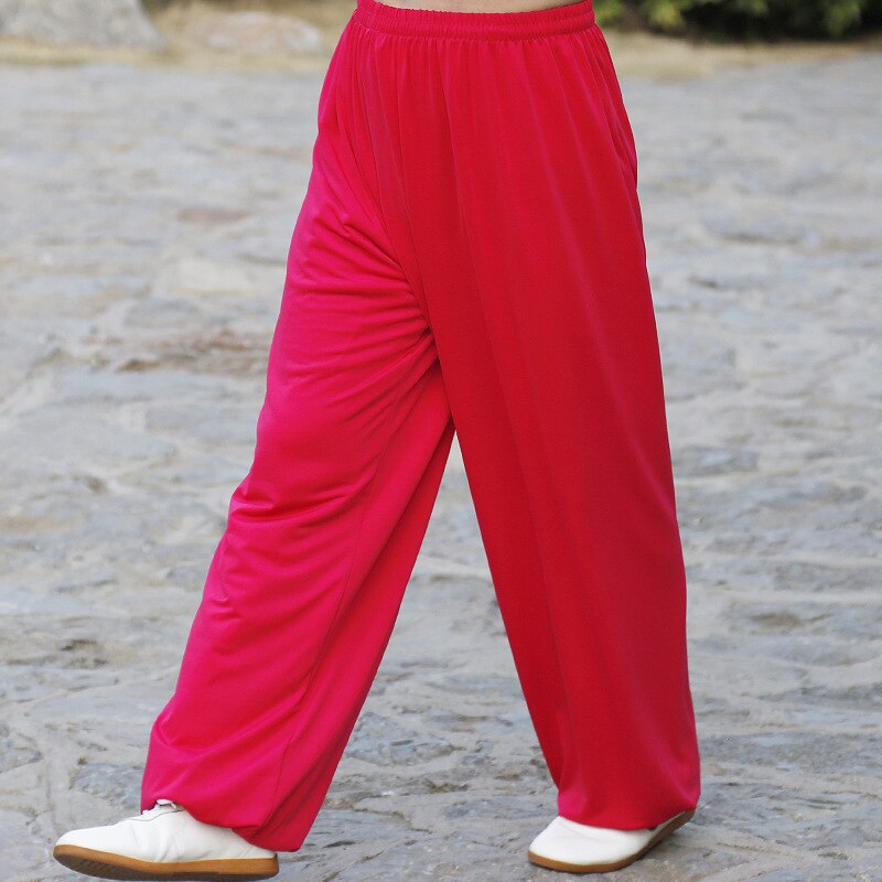 Martial Arts Tai Chi Yoga Pants Acrobatics Pants Kung Fu Cropped