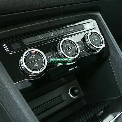 Air Conditioning Knob Decorative Cover 2017 2018 2019 2020 2021 for Volkswagen VW Tiguan Atlas T-Roc Ateca FR Passat B8 Variant