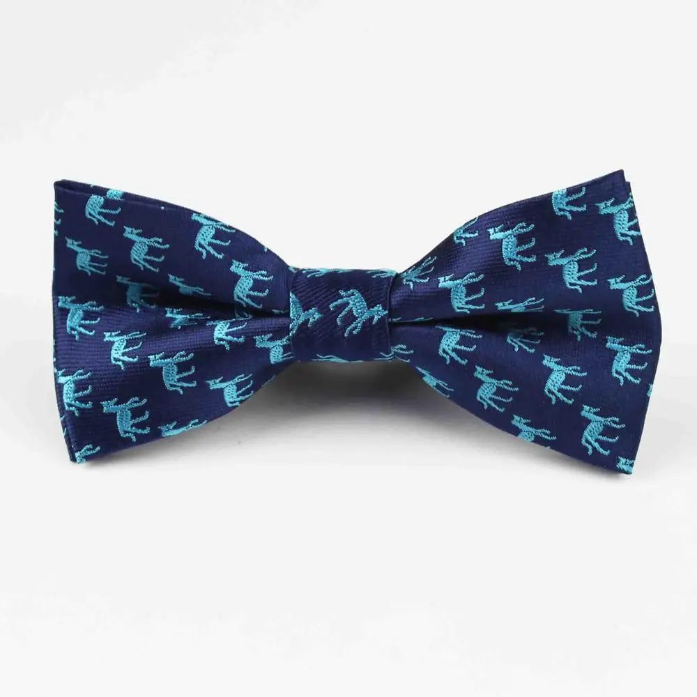 Plaid Children Bowtie Polester Bowties Baby Kid Kids Classical Pet Striped Butterfly Bow Tie Elk Bike Umbrella Dog Car