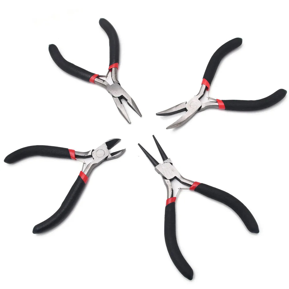Jewelry Pliers Tools & Equipment Kit Long Needle Round Nose Cutting Wire Pliers for Jewelry Making Handmade Accessories HK043