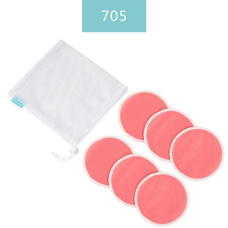 HappyFlute Super Absorbency Bamboo Nursing Pads Mum Use With Laundry Bag Waterproof Washable Feeding Pad Reusable Breast Pads
