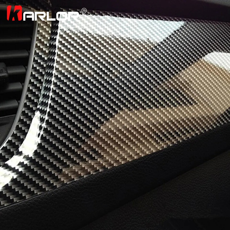 100*30/10cm High Glossy 5D Carbon Fiber Wrapping Vinyl Film Motorcycle Tablet Stickers and Decals Auto Accessories Car Styling